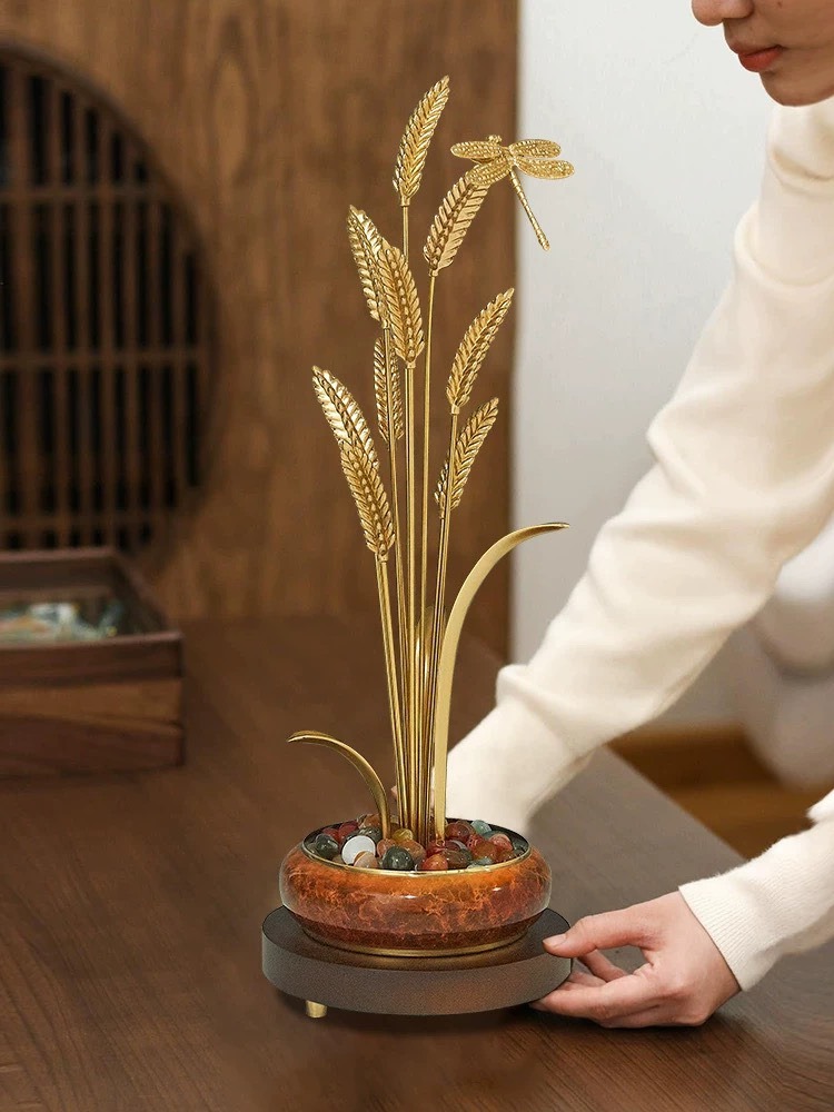 Quà Tặng Cây Lúa Đồng Thần Tài